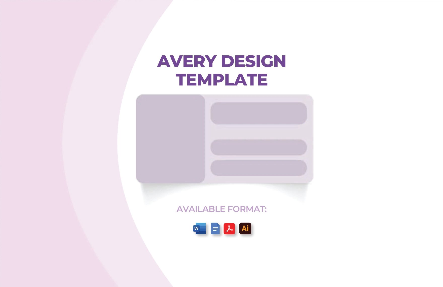 Free Avery Design Template in Word, Google Docs, PDF, Illustrator