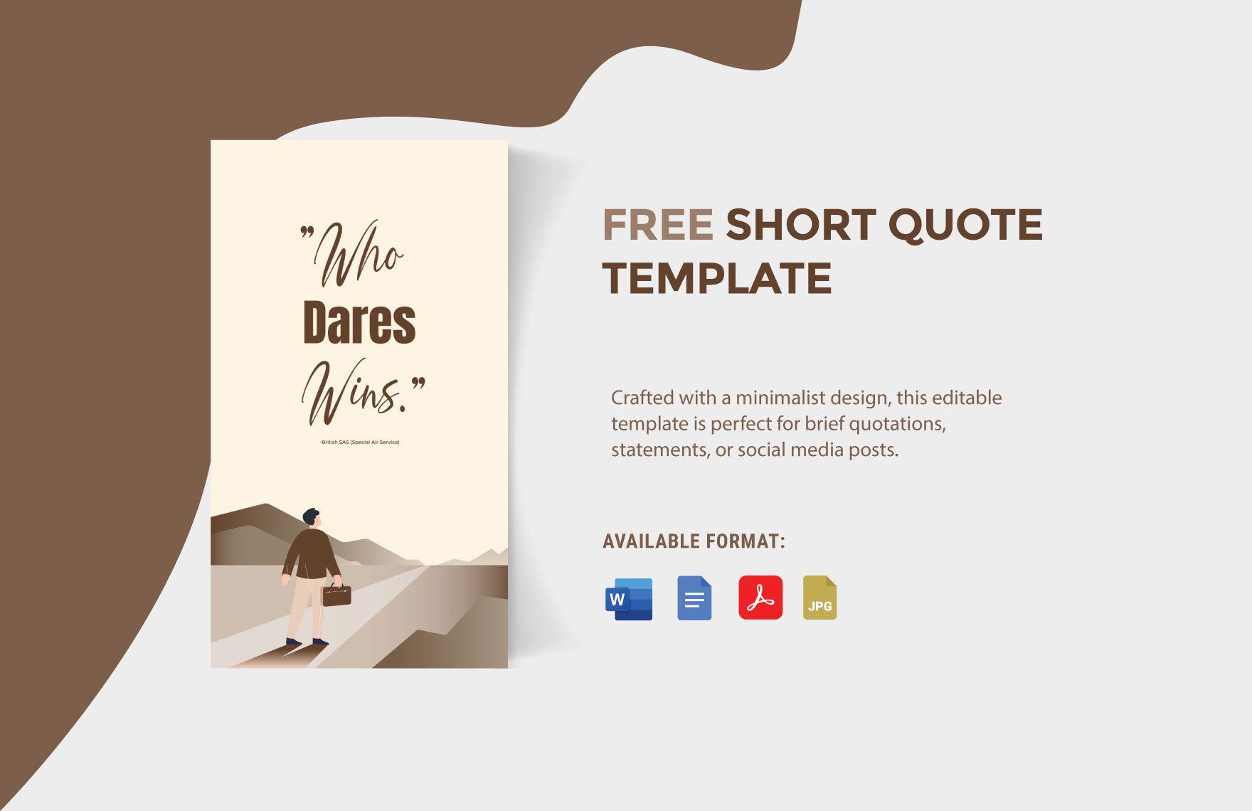 Free Short Quote Template