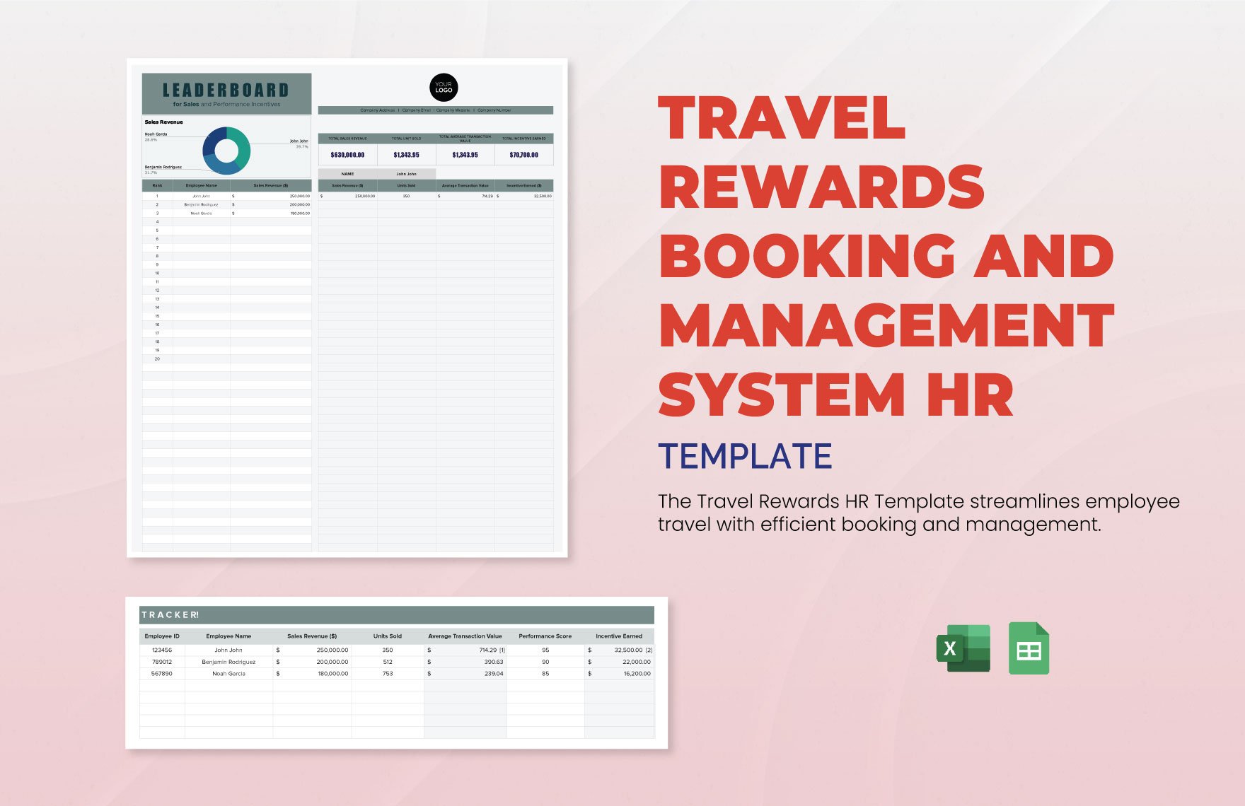 Travel Rewards Booking and Management System HR Template