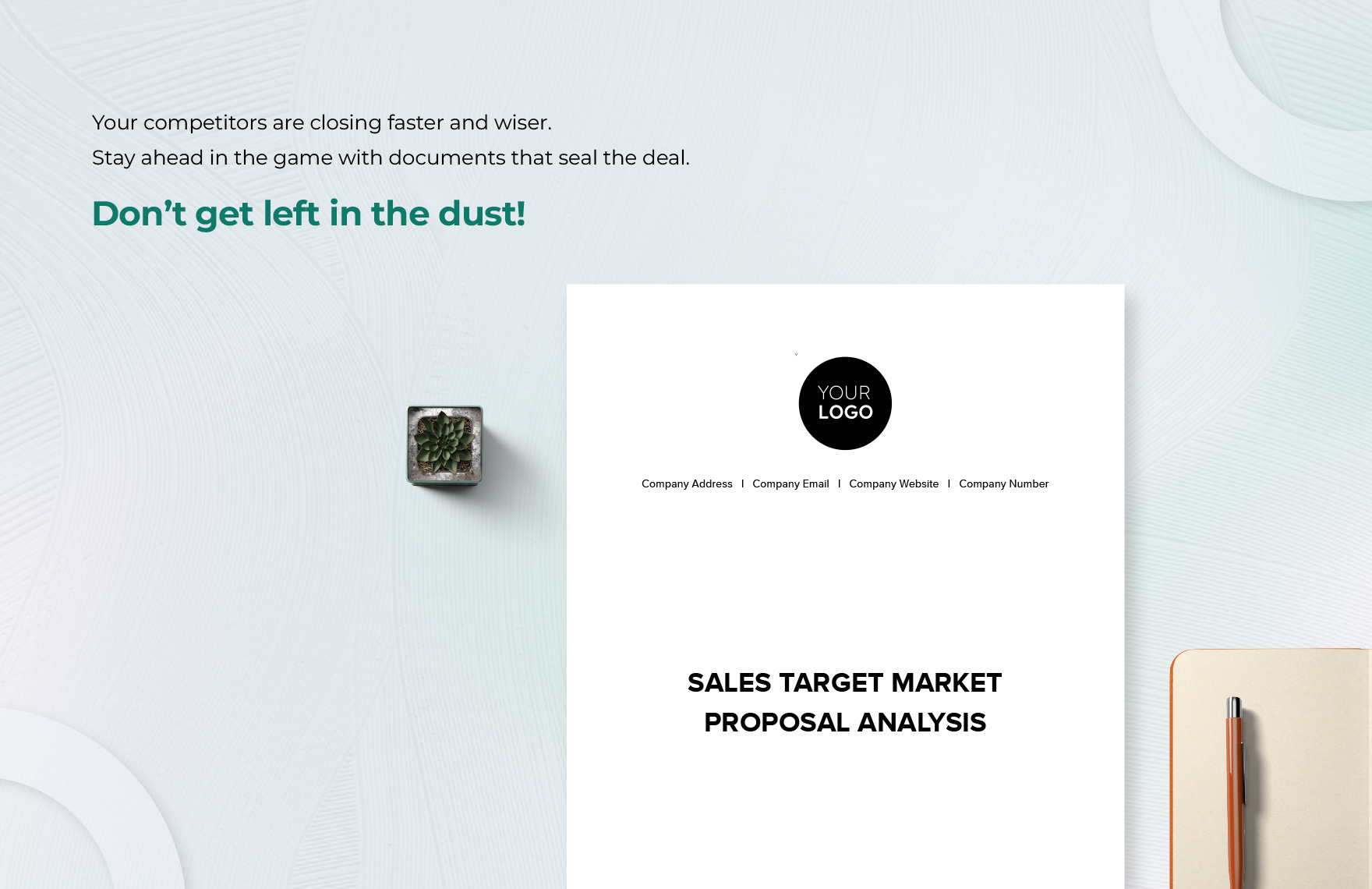 Sales Target Market Proposal Analysis Template