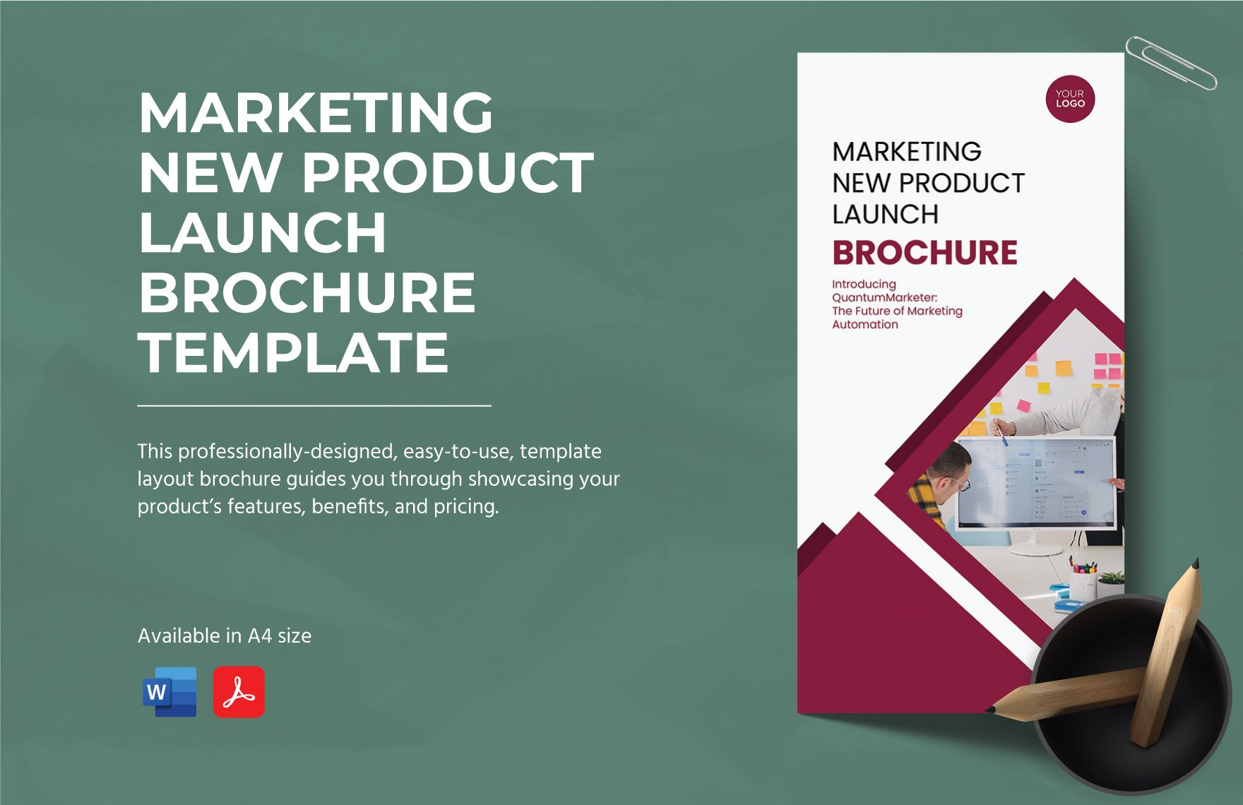 Marketing New Product Launch Brochure Template