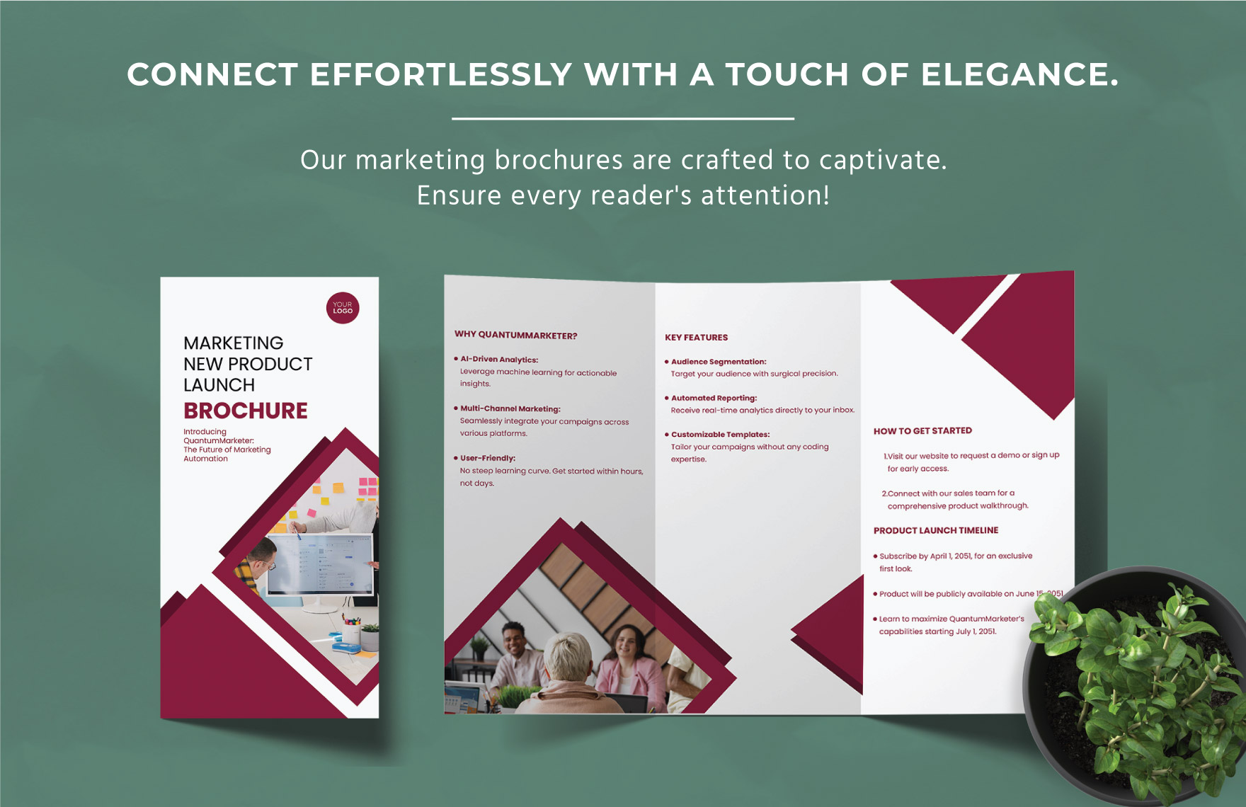 Marketing New Product Launch Brochure Template