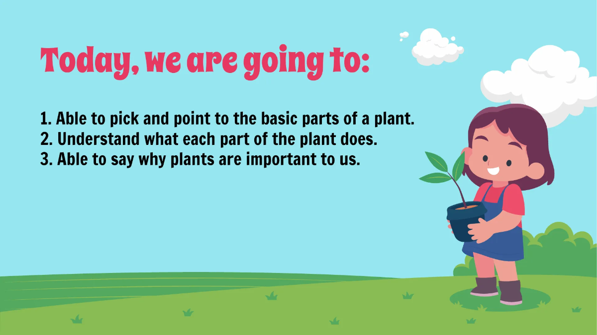 Free The Basic Parts of A Plant Template to Edit Online