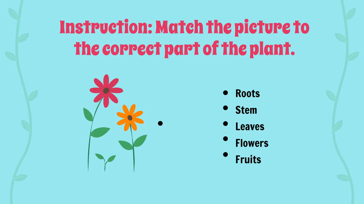 Free The Basic Parts of A Plant Template to Edit Online