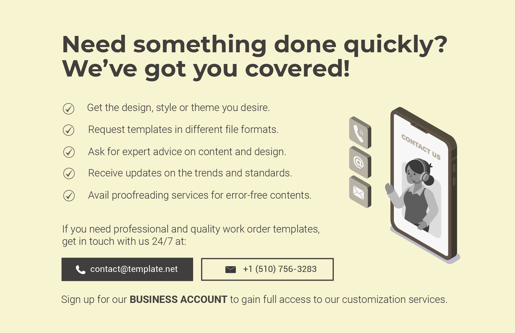 Free blank work order template download in word google docs pdf
