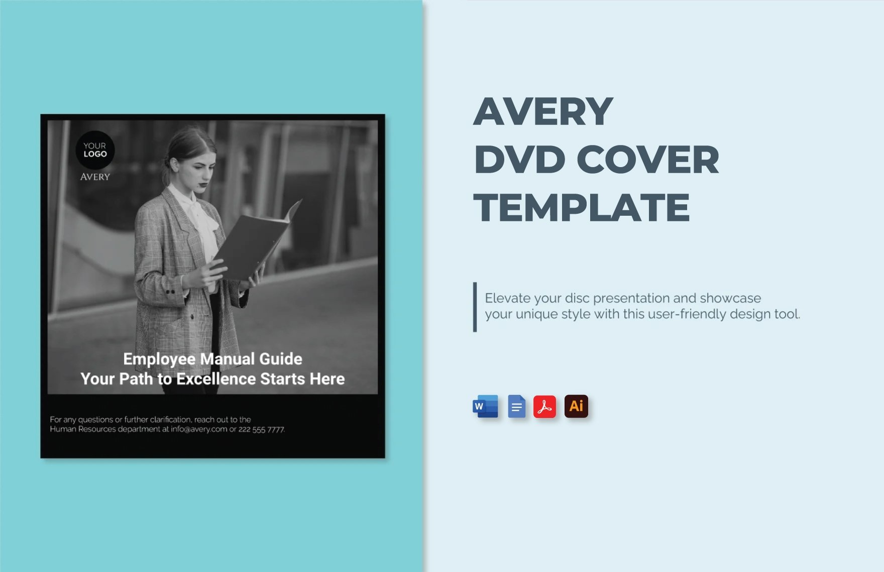 Avery DVD Cover Template