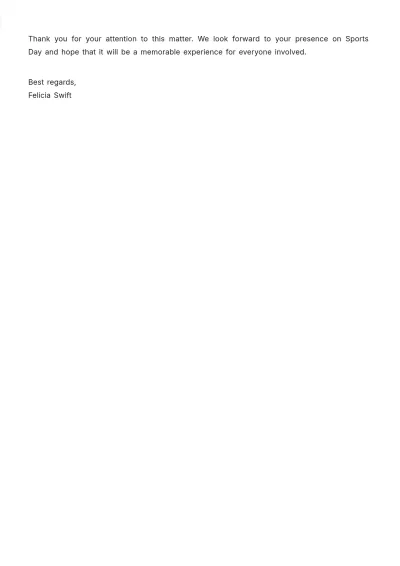 Free Information Letter for School  Template to Edit Online