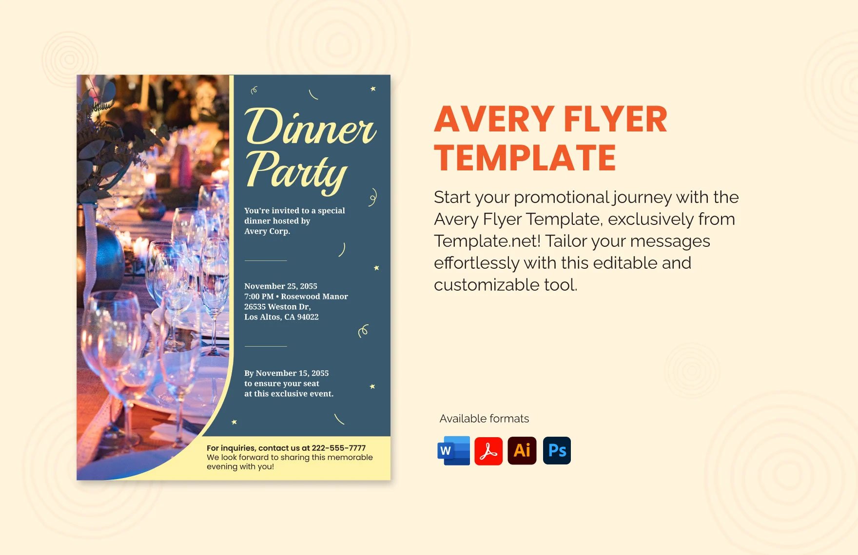 Avery Flyer Template