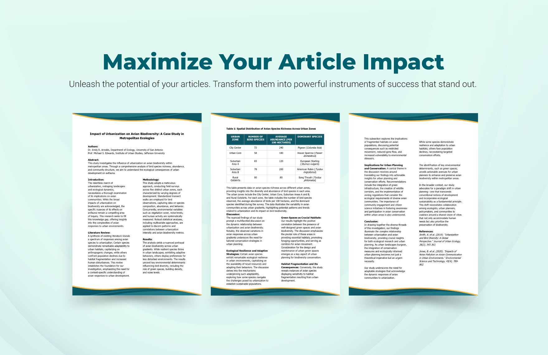 Elsevier Article Template