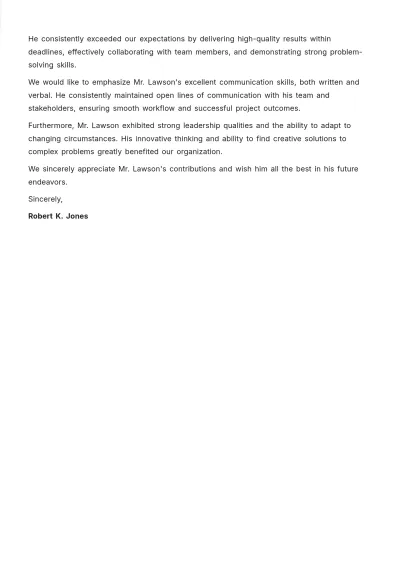 Free Engineer Experience Letter   Template to Edit Online