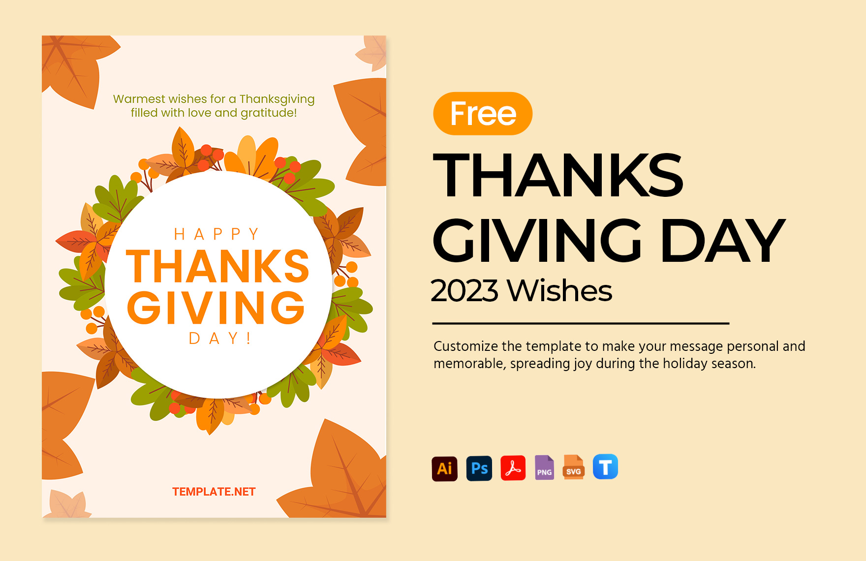 Happy Thanksgiving day template designs 2023