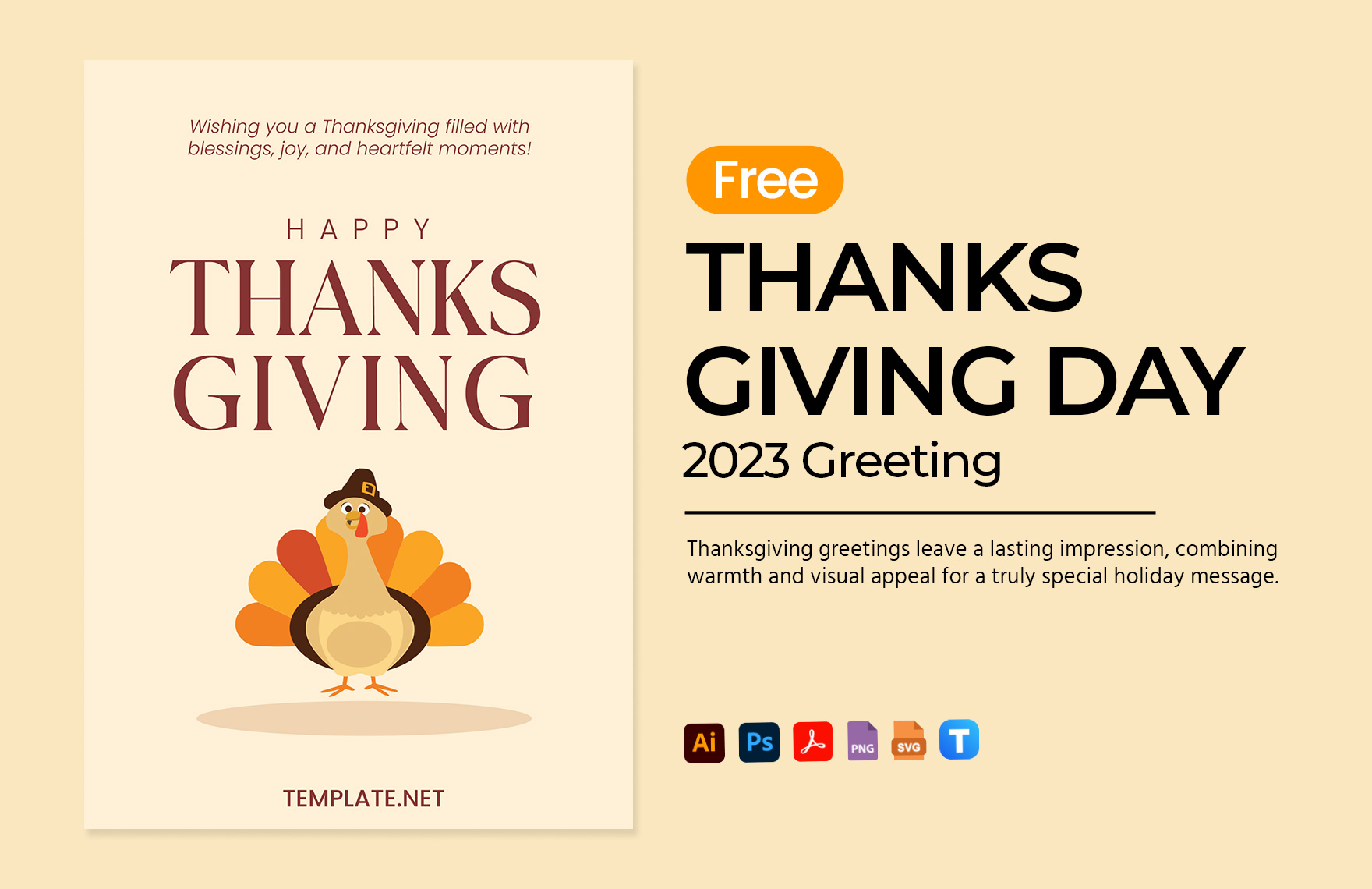 Happy Thanksgiving day template designs 2023