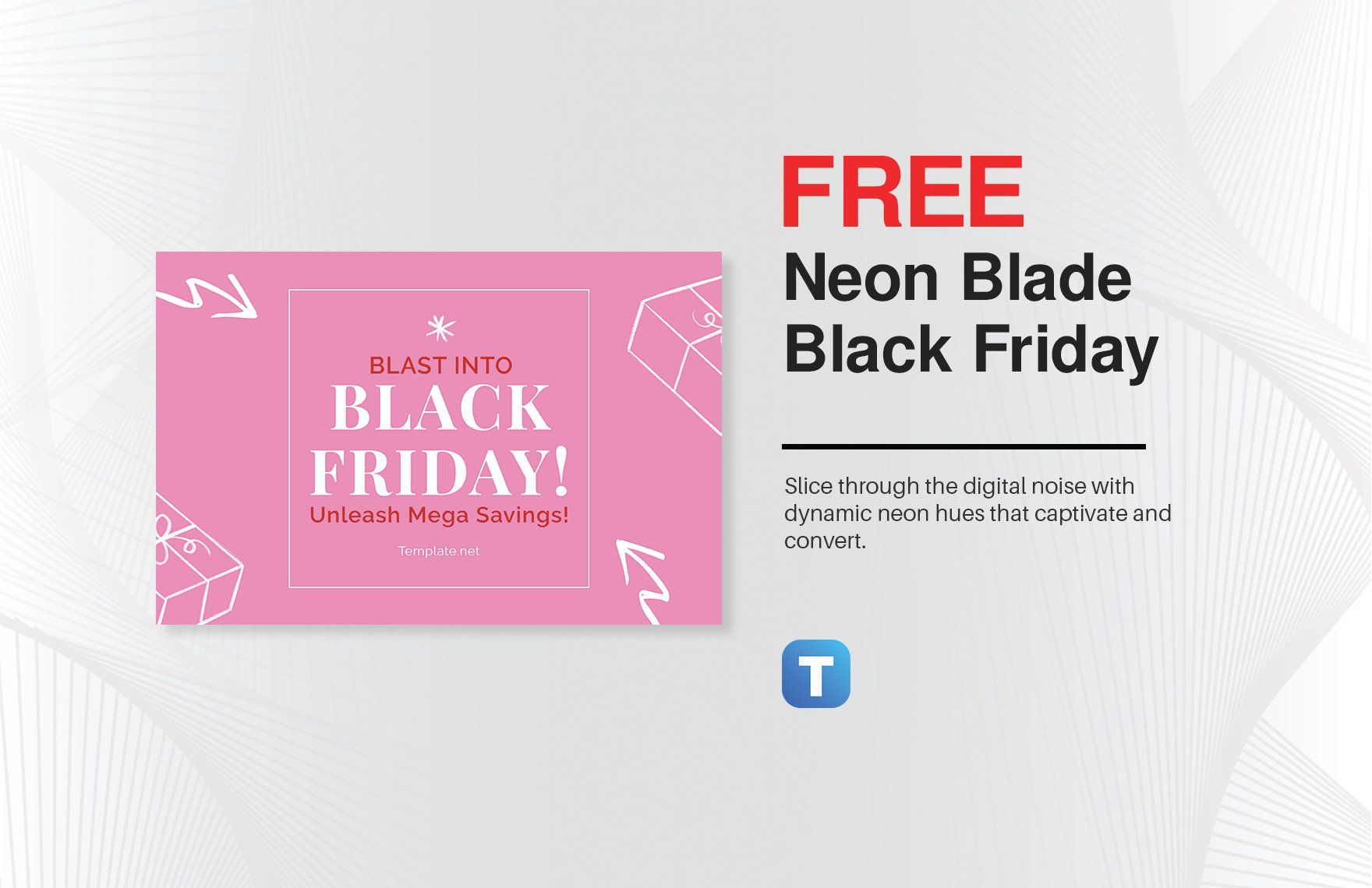 Pink Black Friday Banner Template