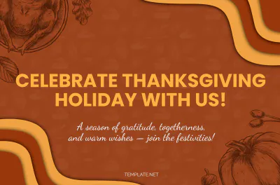 Free Thanksgiving Holiday 2023 Template to Edit Online