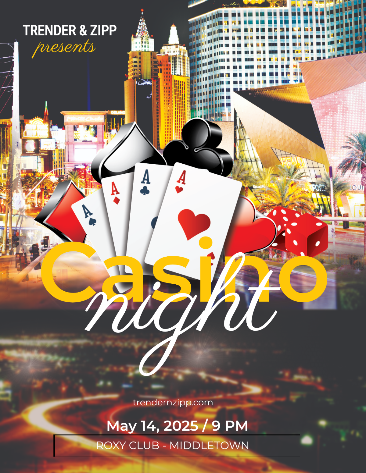 Casino Night Flyer