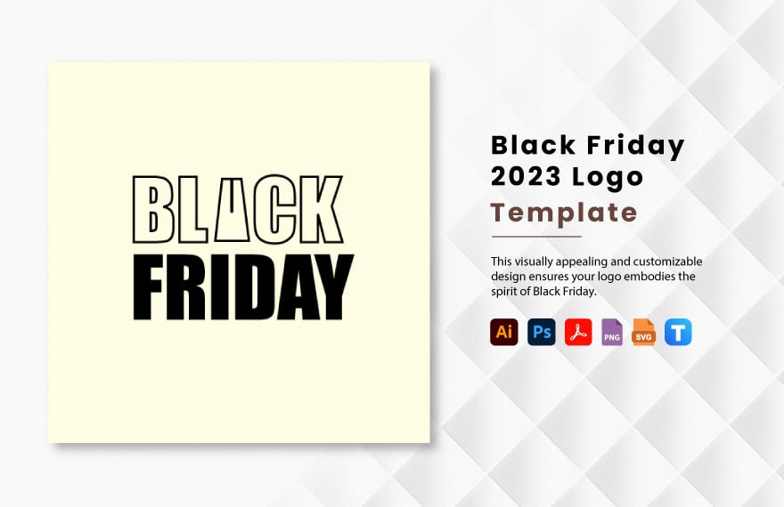 Free Black Friday 2023 Logo in PDF, Illustrator, PSD, SVG, PNG