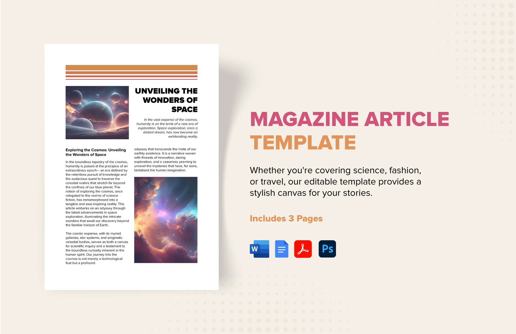 Magazine Templates in Google Docs - FREE Download | Template.net