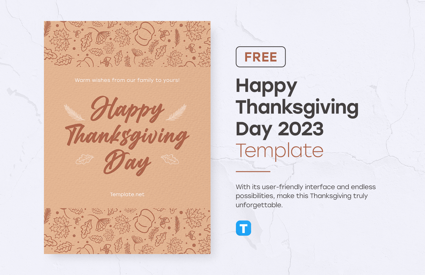 Free Thanksgiving Day 2023 Wishes - Download in PDF, Illustrator