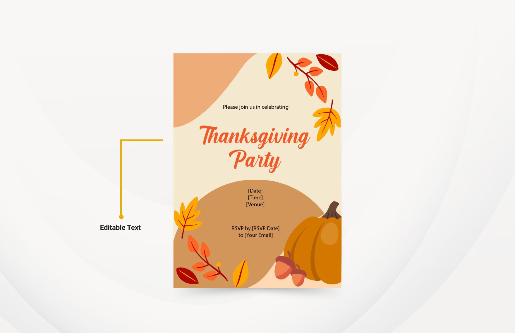 Thanksgiving Day Invitation 2023