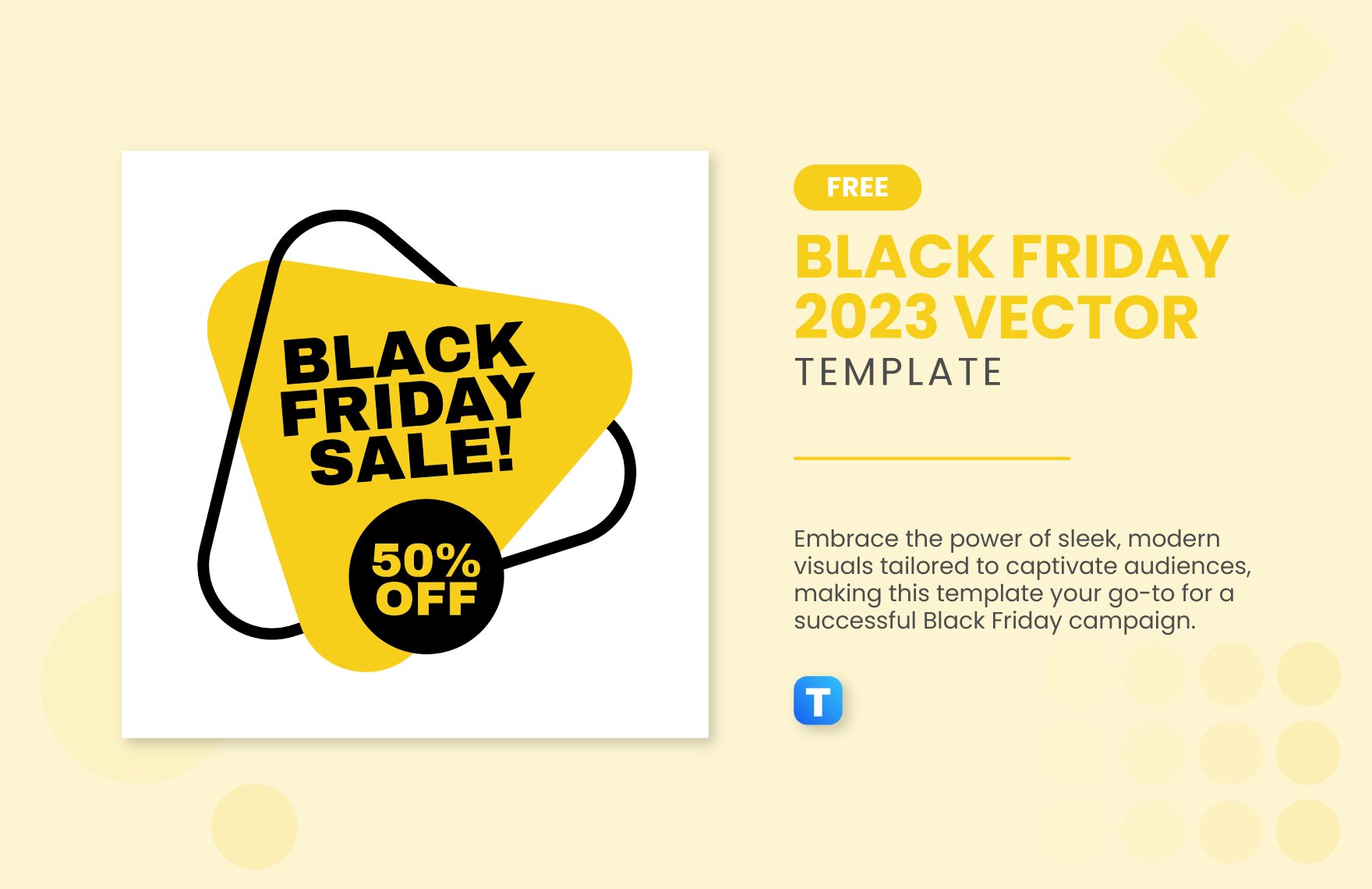 Black Friday 2023 Vector Template