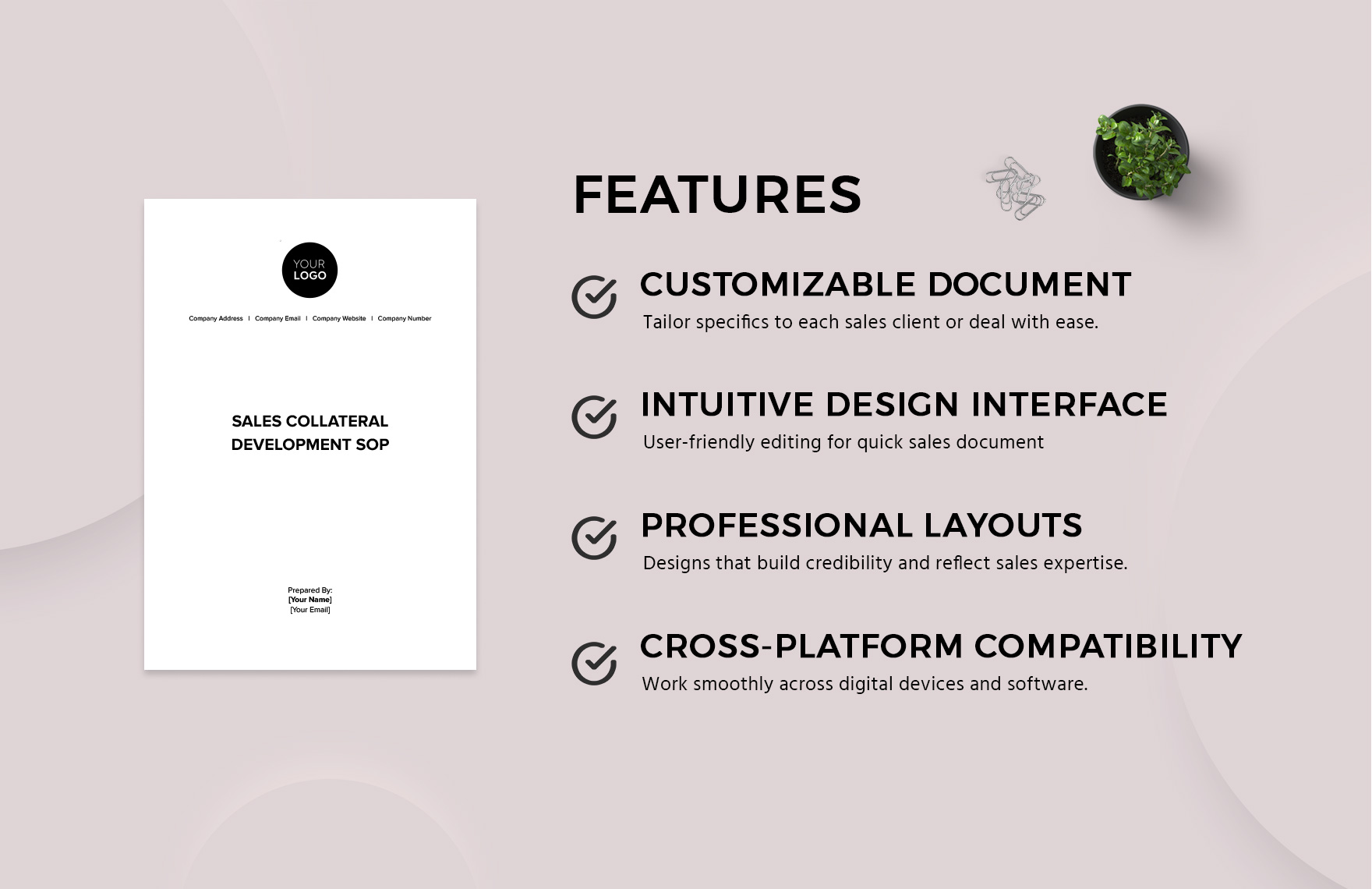 Sales Collateral Development SOP Template