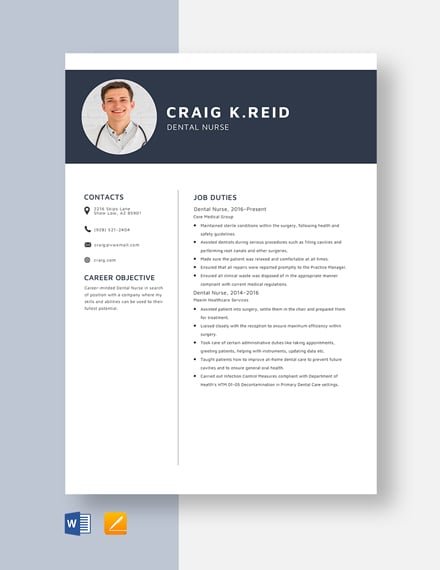 dental-assistant-resume-template-illustrator-indesign-word-apple