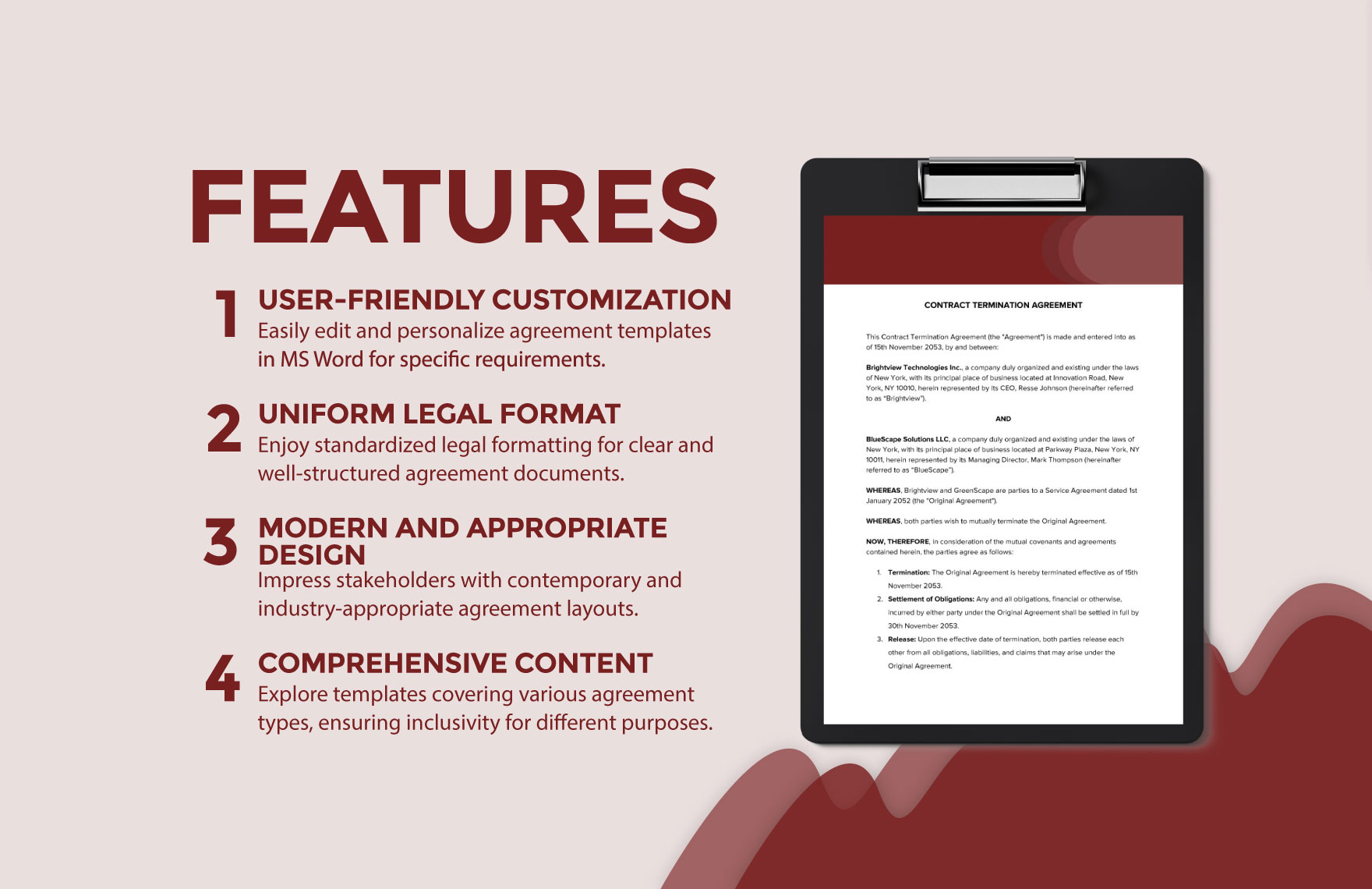 Free Contract Termination Agreement Template Download in Word Google