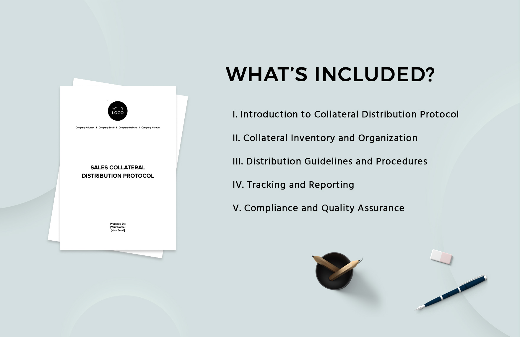 Sales Collateral Distribution Protocol Template