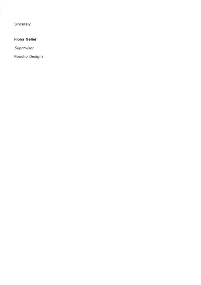 Free Job Position Recommendation Letter   Template to Edit Online
