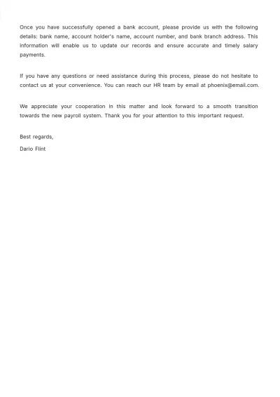 Free Salary Letter for Bank Account Opening  Template to Edit Online