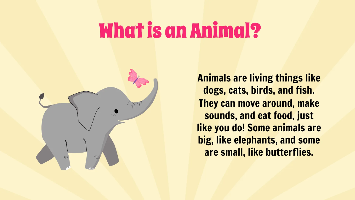 Free Different Animals and Their Habitats Template to Edit Online