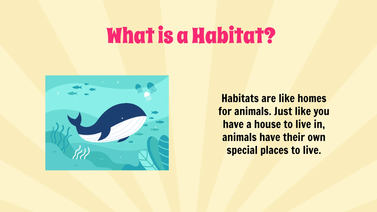 Free Different Animals and Their Habitats Template to Edit Online