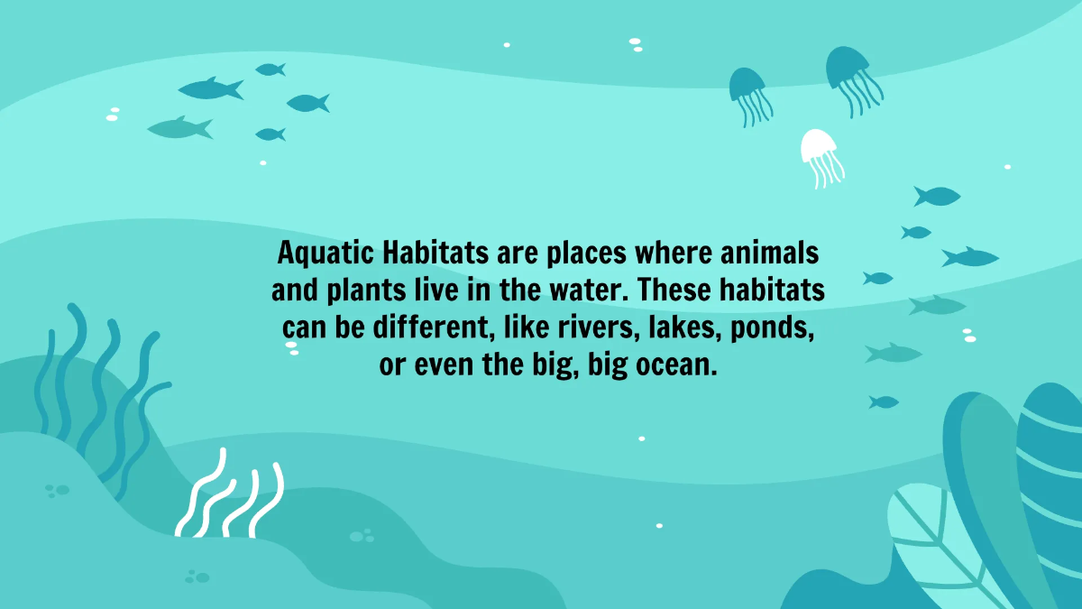 Free Different Animals and Their Habitats Template to Edit Online