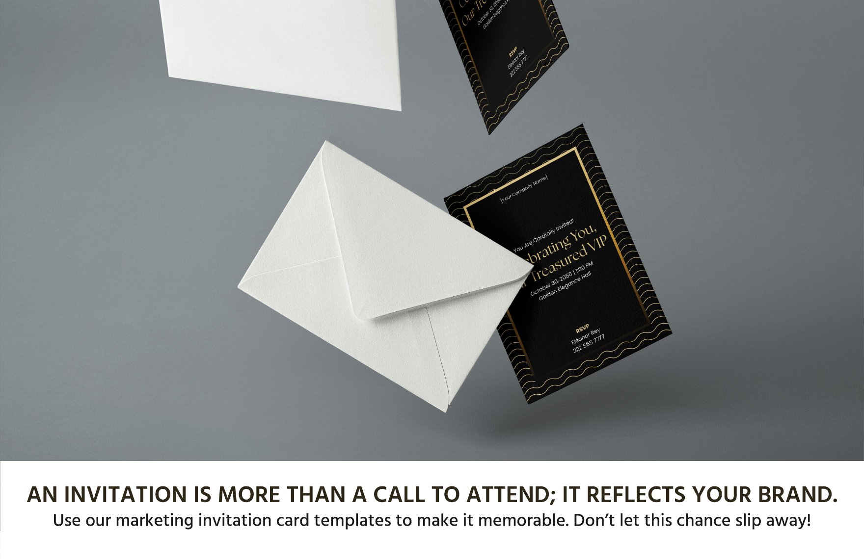 VIP Customer Appreciation Invitation Card Template