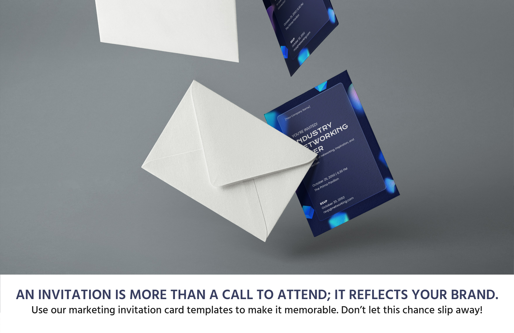 Industry Networking Mixer Invitation Card Template