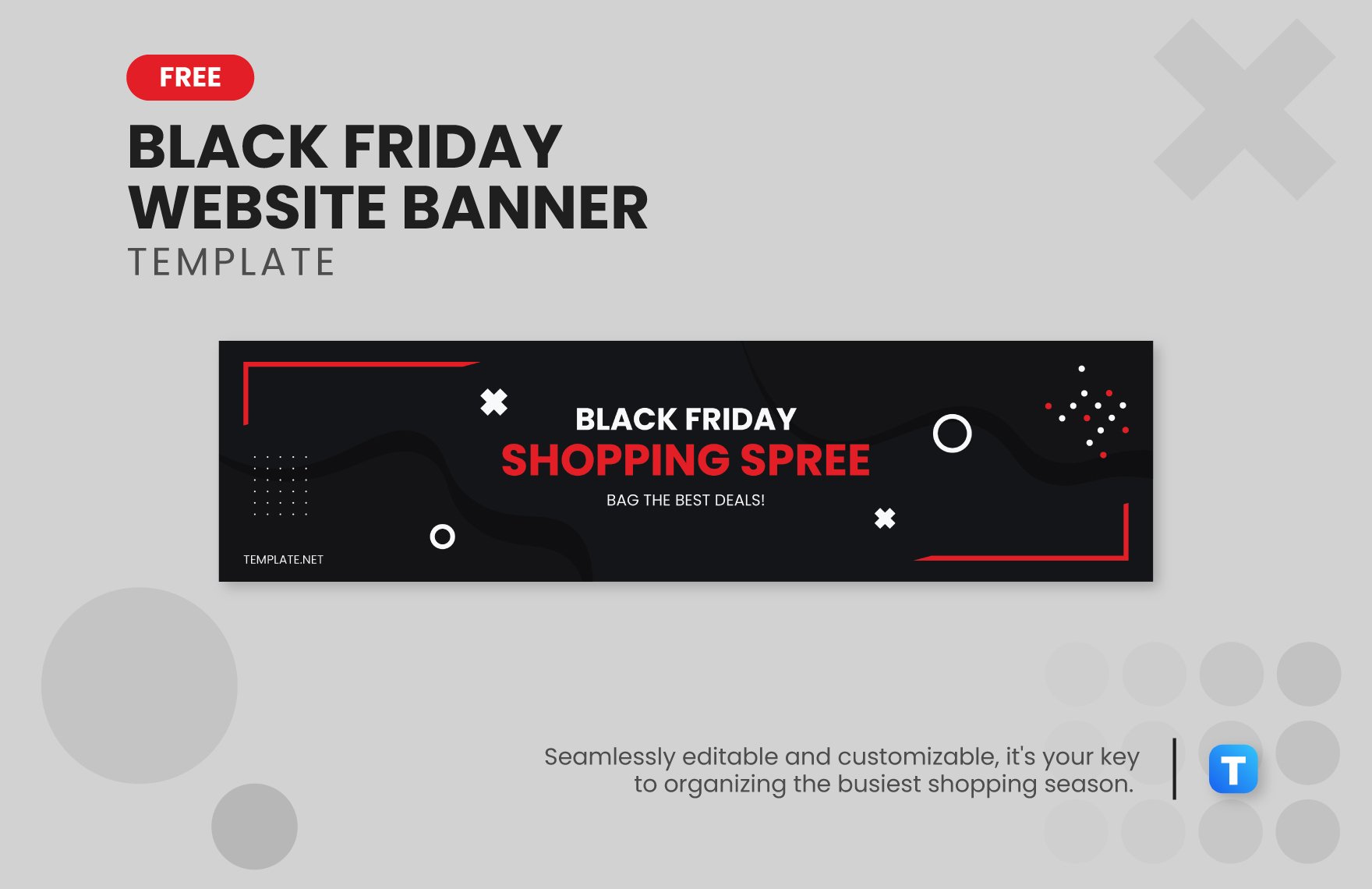 Black Friday Website Banner Template