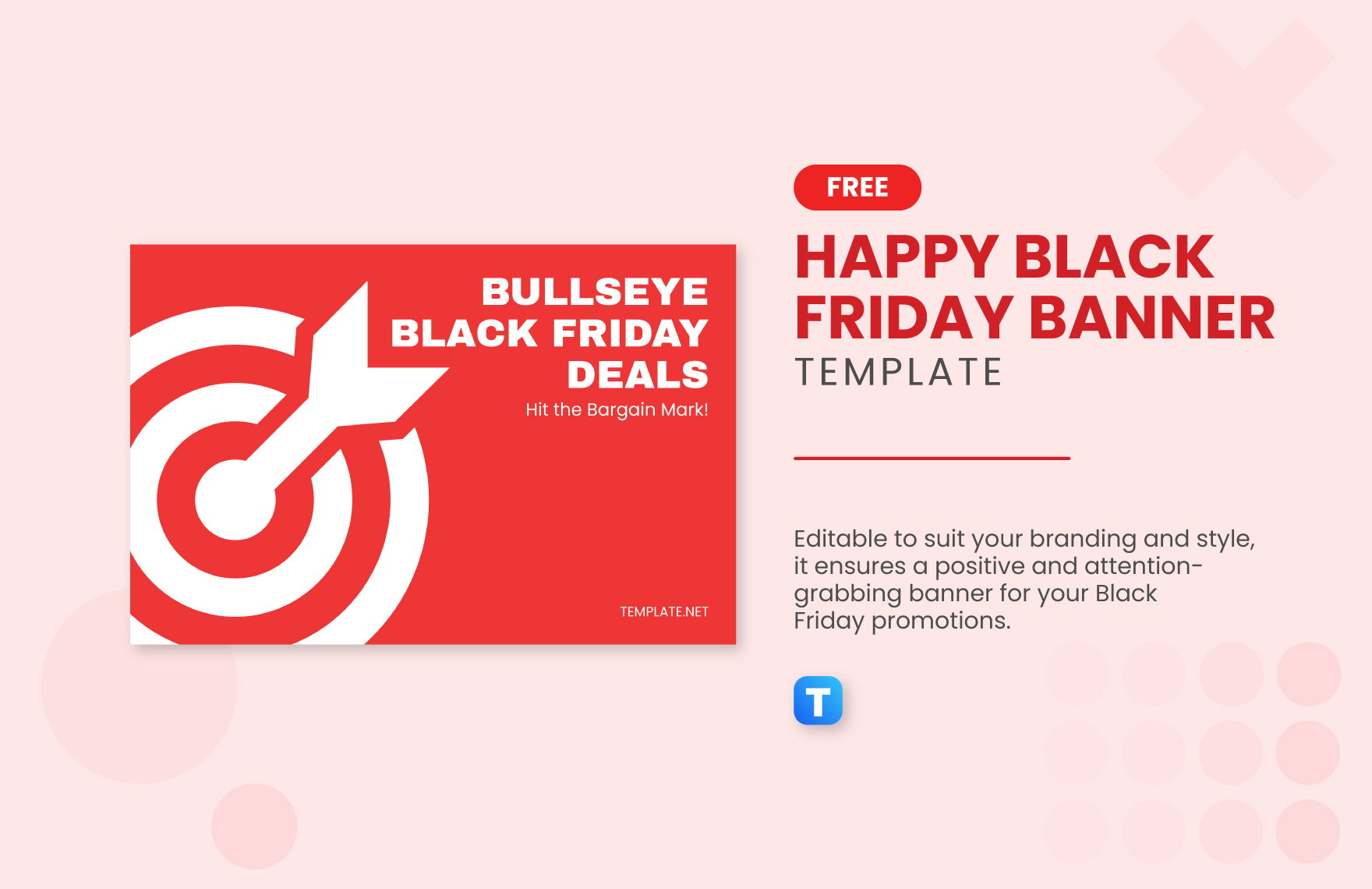 Free Happy Black Friday Banner Template