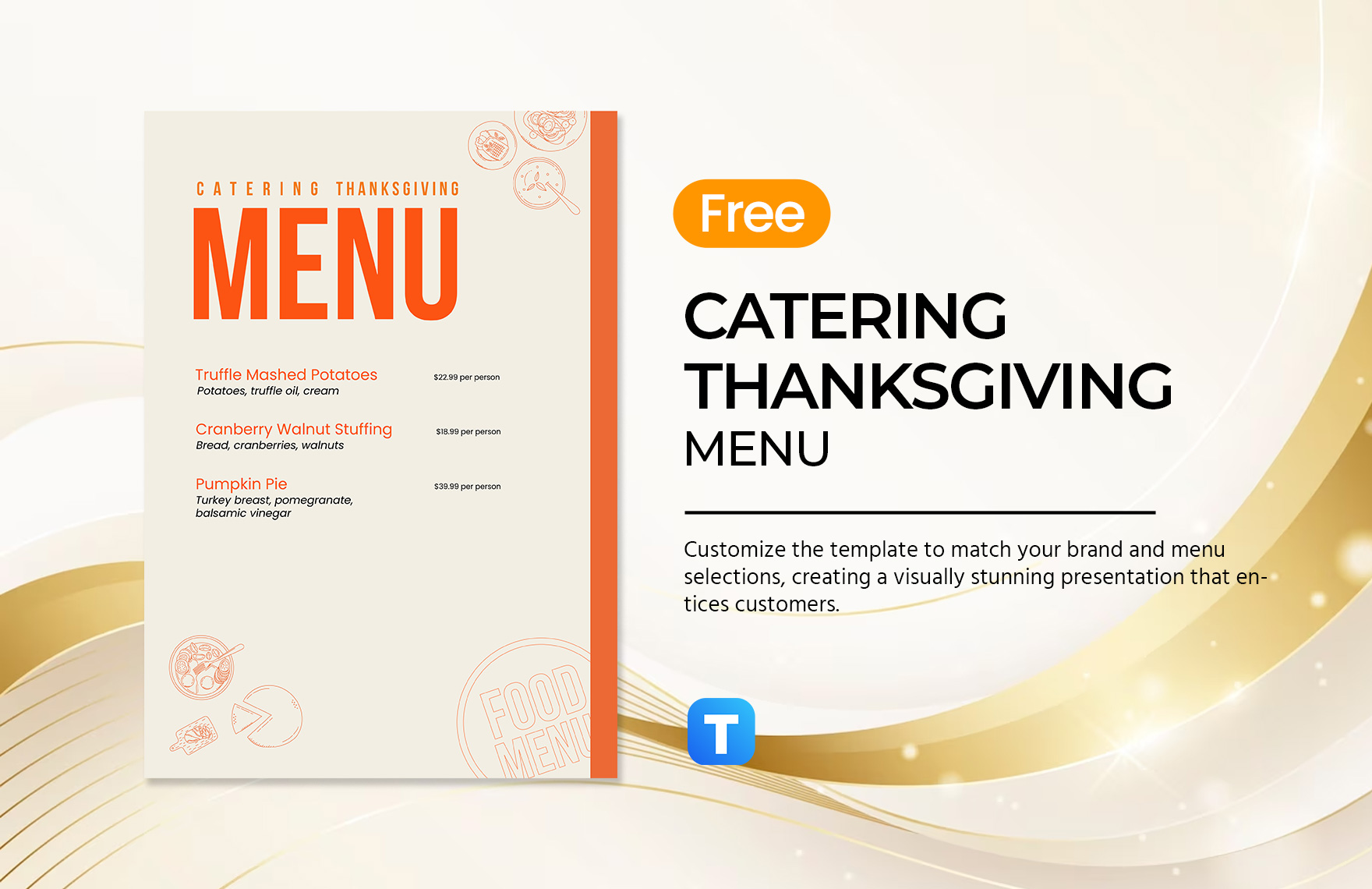 Catering Thanksgiving Menu