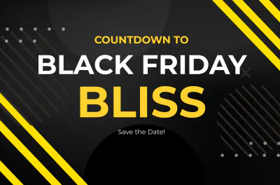 Free Upcoming Black Friday Banner Template to Edit Online