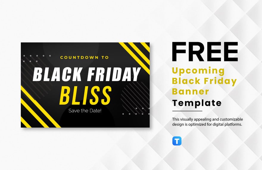 Upcoming Black Friday Banner Template
