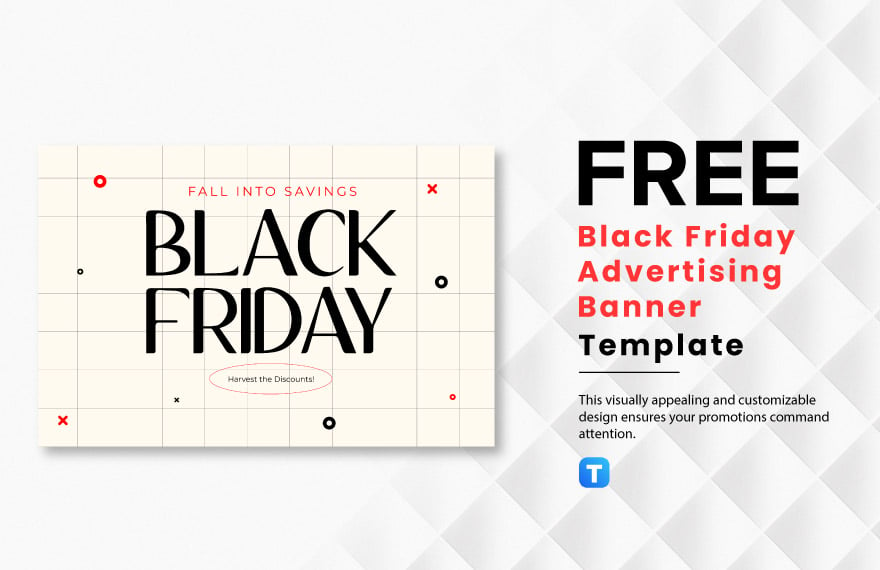 Free Black Friday Advertising Banner Template