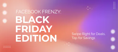 Free Facebook Black Friday Banner Template to Edit Online
