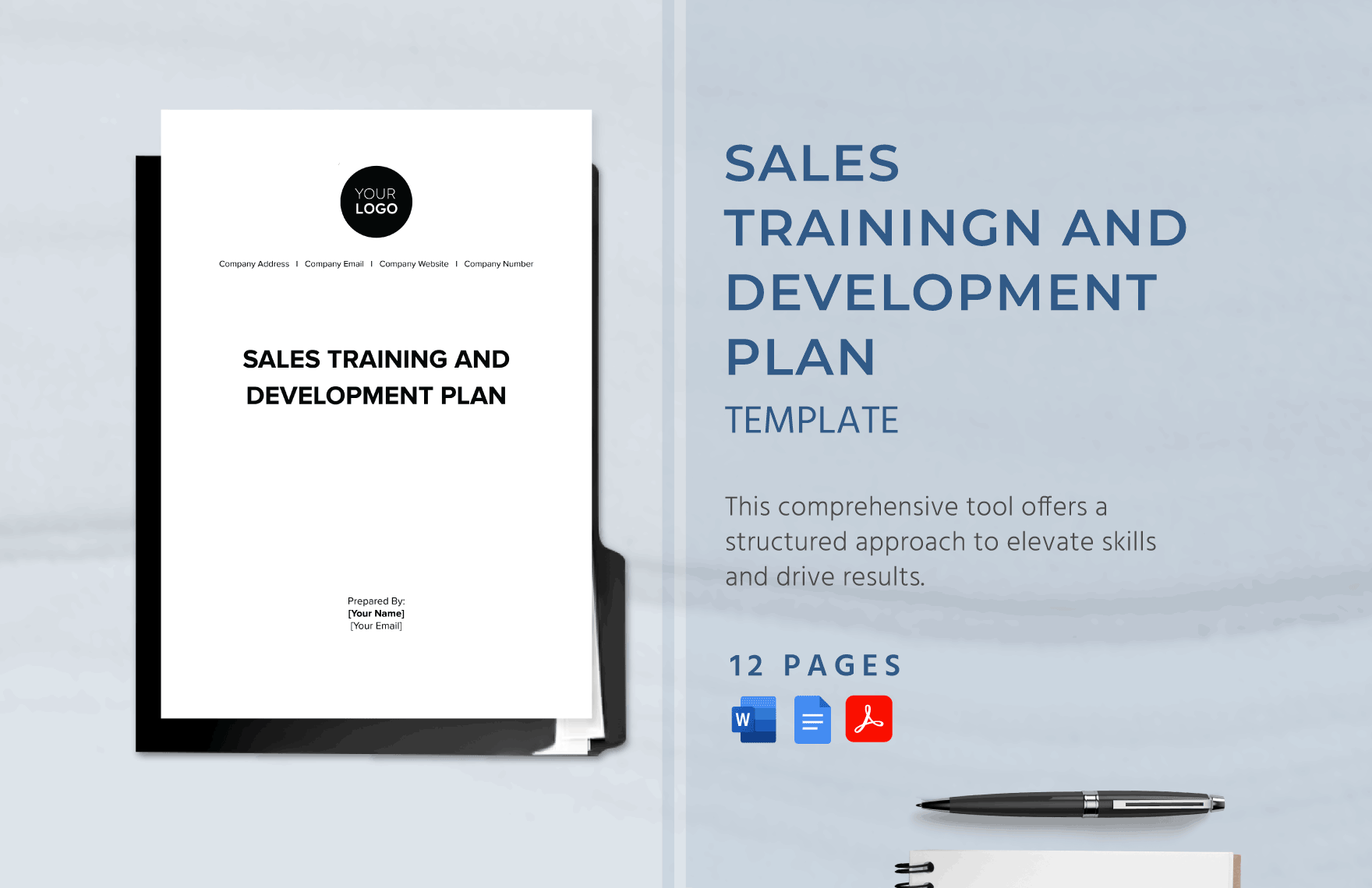 Sales Training and Development Plan Template