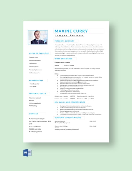 headline for resume examples for entry lawyers