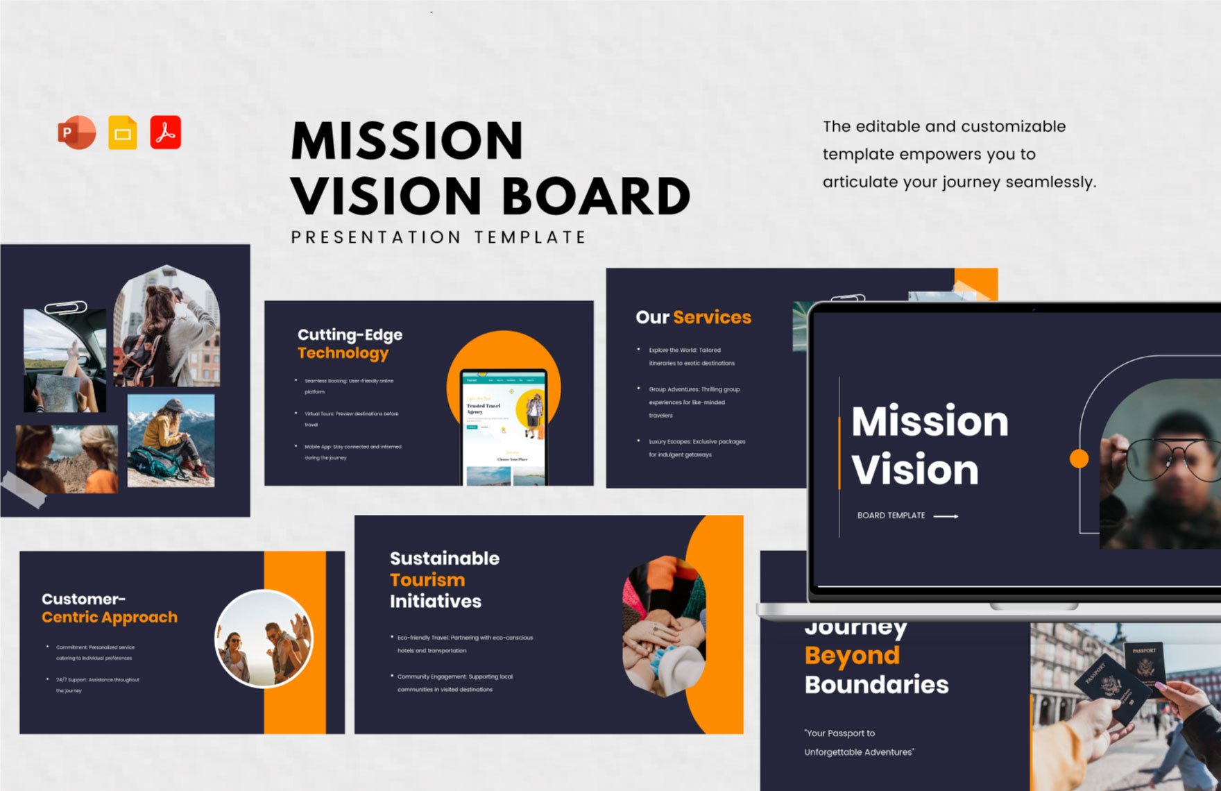Mission Vision Board Template