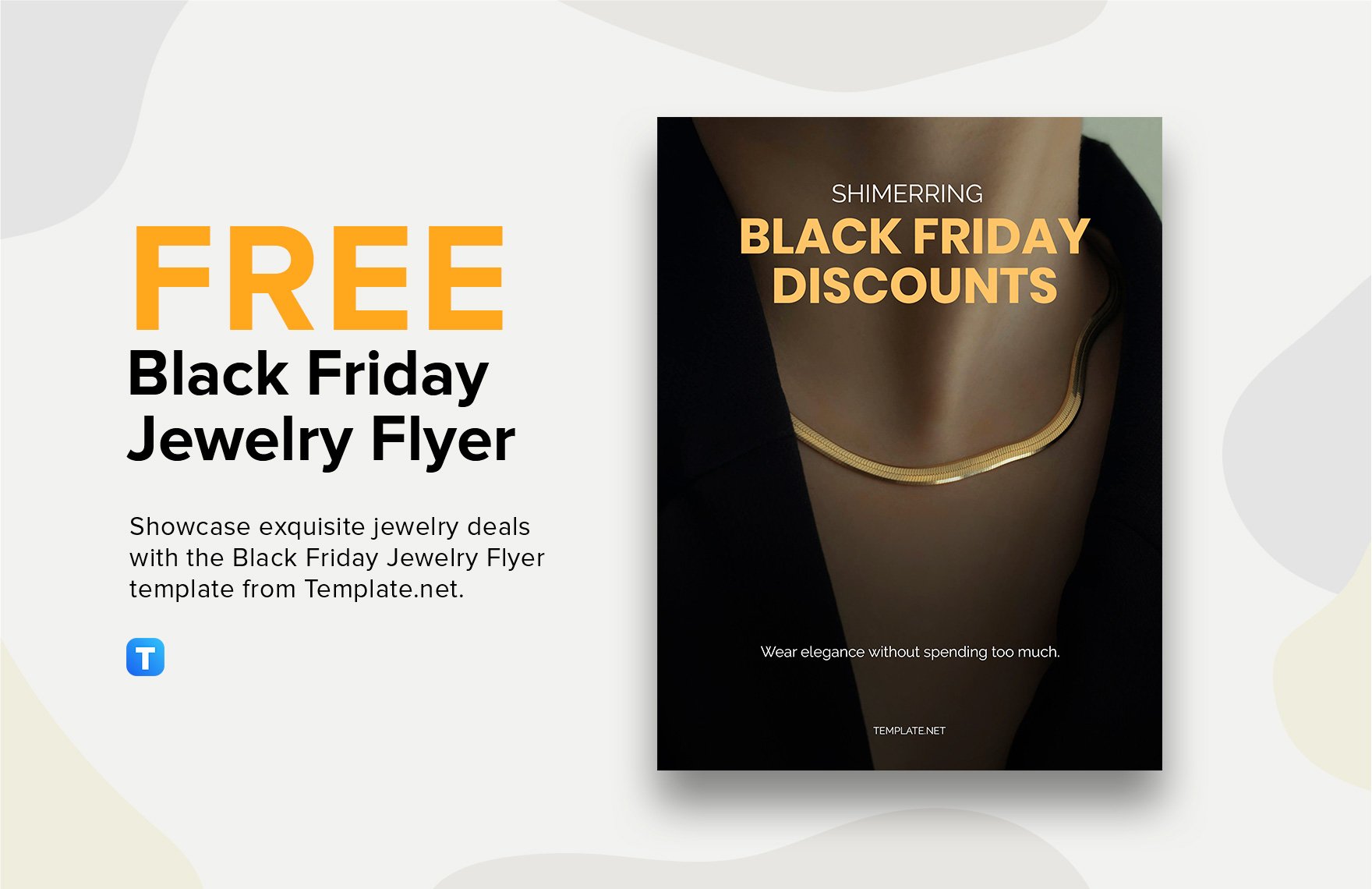 Free Black Friday Jewelry Flyer Template