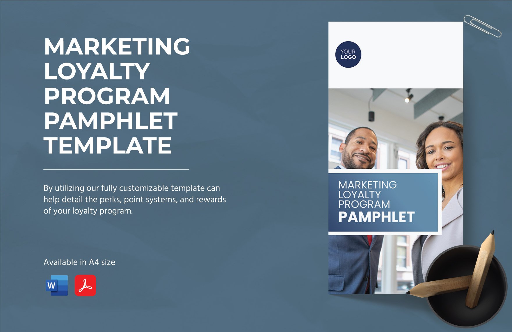 Marketing Loyalty Program Pamphlet Template