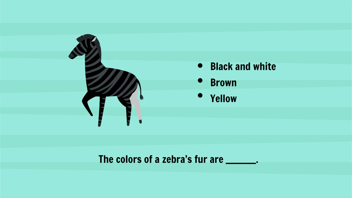 Free Animal Characteristics Template to Edit Online