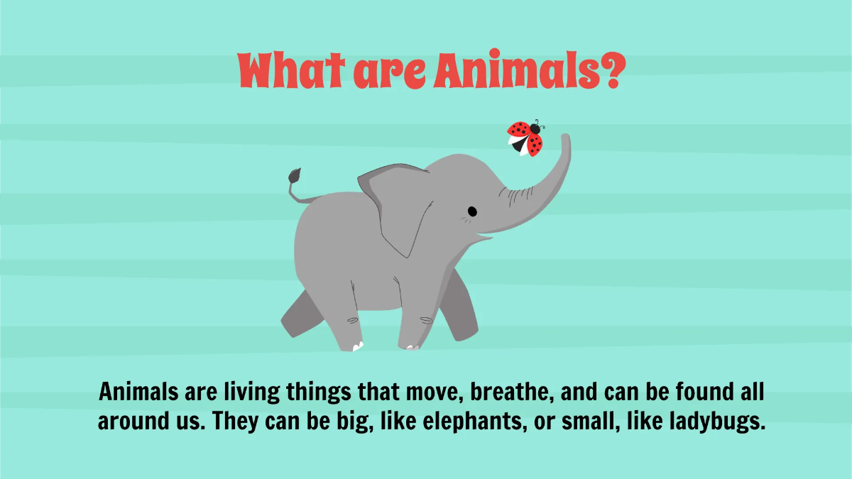 Free Animal Characteristics Template to Edit Online