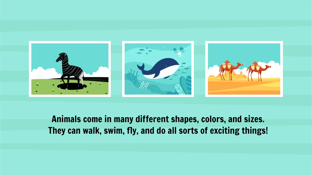 Free Animal Characteristics Template to Edit Online